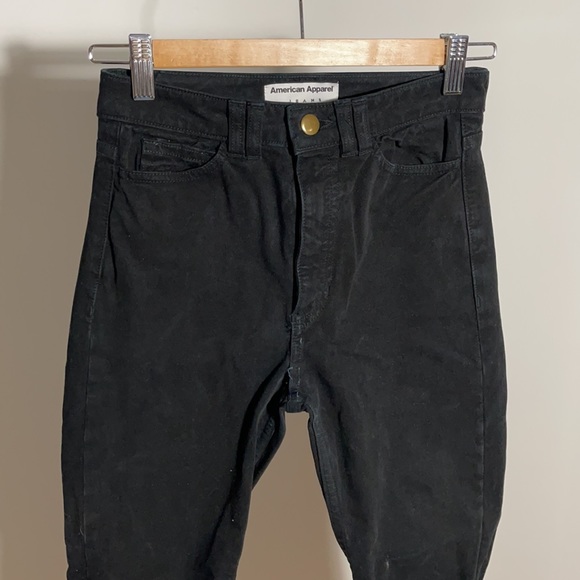 American Apparel High Waisted Skinny Jeans - Picture 2 of 5